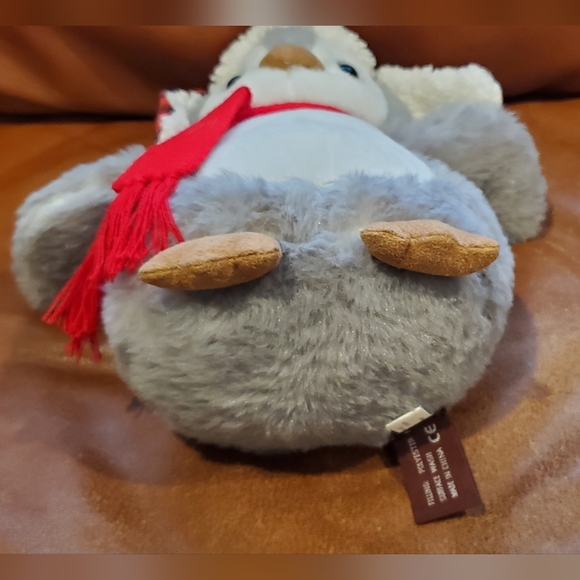 9 inch Bearington Collection Penguin with Winter Hat Scarf Stuffed Plush Decor - Picture 6 of 9